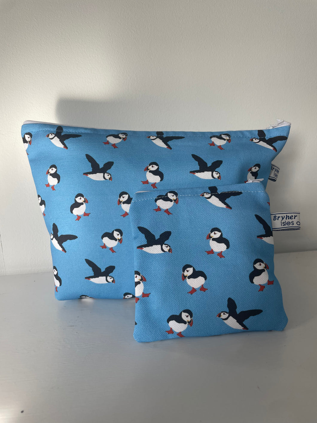 Organic Puffin Wash Bag and/or Purse