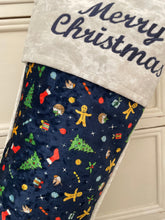 Load image into Gallery viewer, Luxury Velvet Large Christmas Stocking
